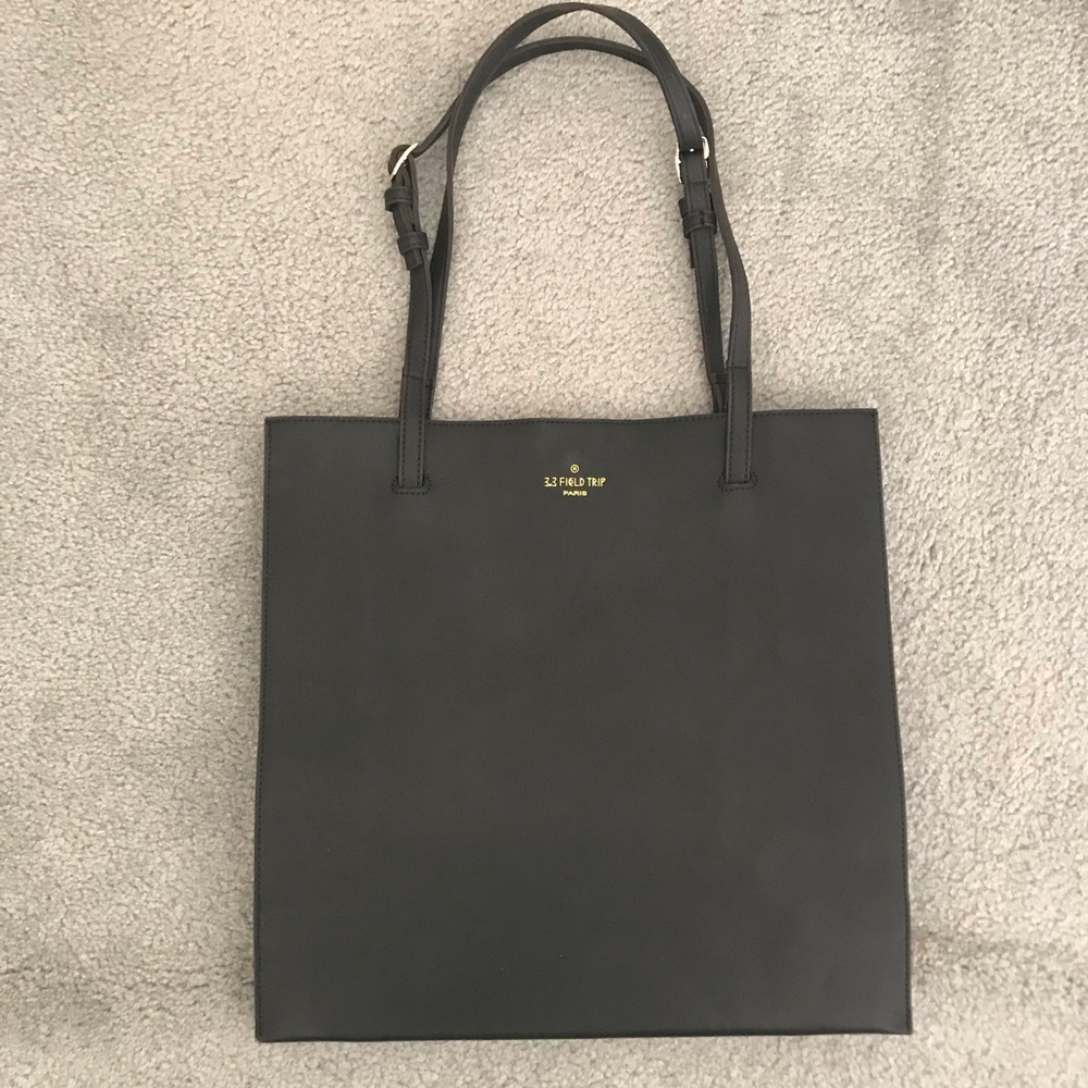 Black Accordian Tote